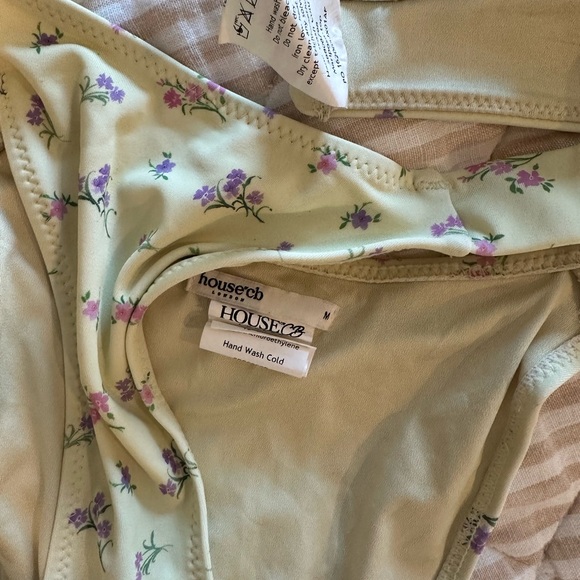 House of CB Yellow Floral Bikini - Picture 3 of 4